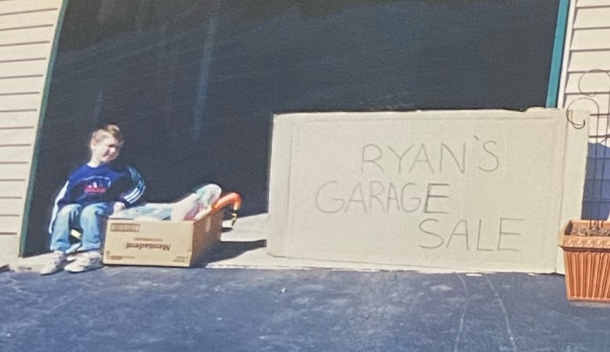 Ryan's Garage Sale as a kid